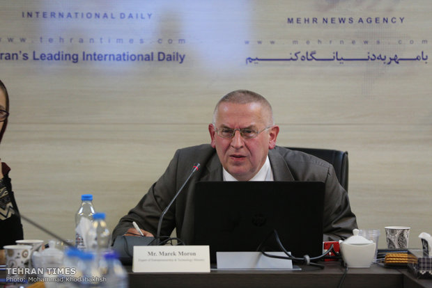 Polish Trade delegation’s press conference held at Tehran Times