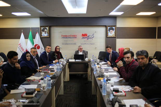 Polish Trade delegation’s press conference held at Tehran Times