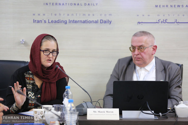 Polish Trade delegation’s press conference held at Tehran Times