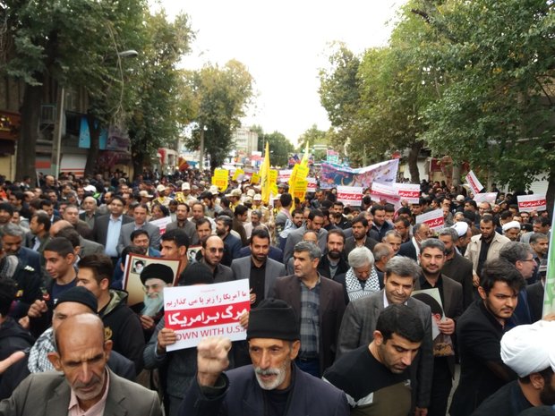 راهپیمایی 13 آبان کرمانشاه