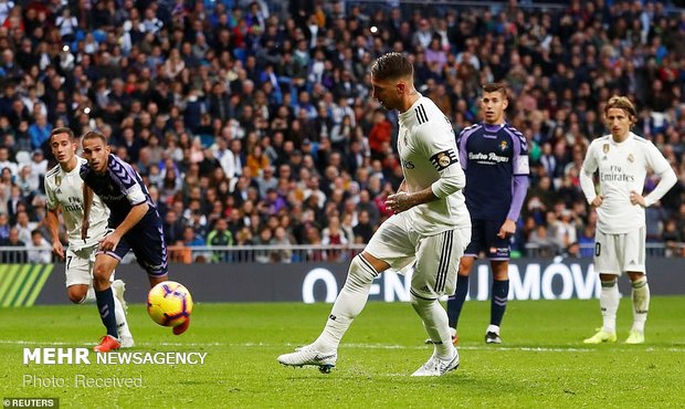 دیدار تیم های فوتبال رئال مادرید و والادولید‎