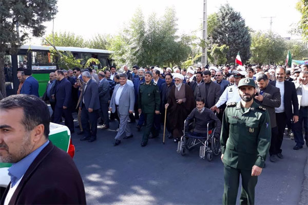 راهپیمایی 13 آبان پردیس و اسلامشهر