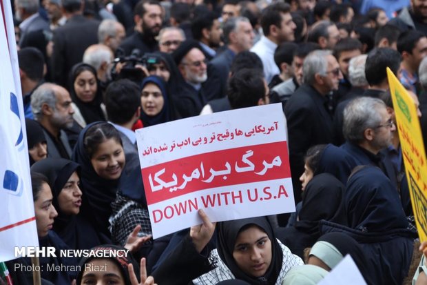 Iranians mark anniversary of US embassy takeover 