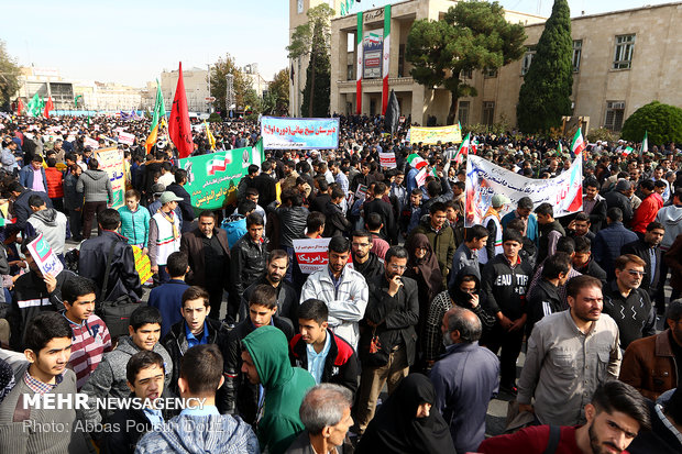 Anti-arrogance rallies across Iran