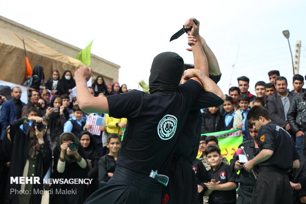 راهپیمایی استکبار ستیزی ۱۳ آبان در شهرضا