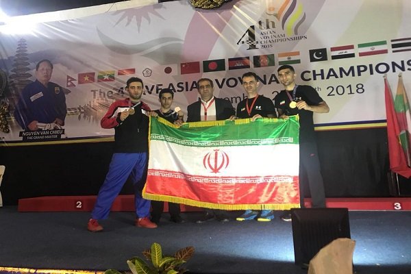 سه مدال طلا و نقره نمایندگان ایران درمسابقات ووینام قهرمانی آسیا 