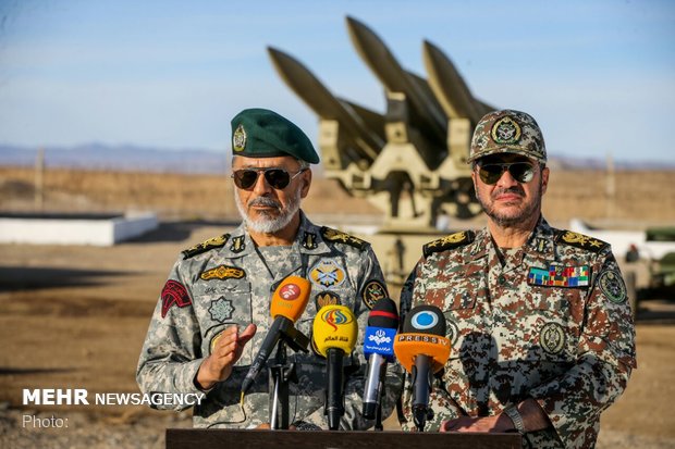 Press conference on Iran air defense joint maneuver