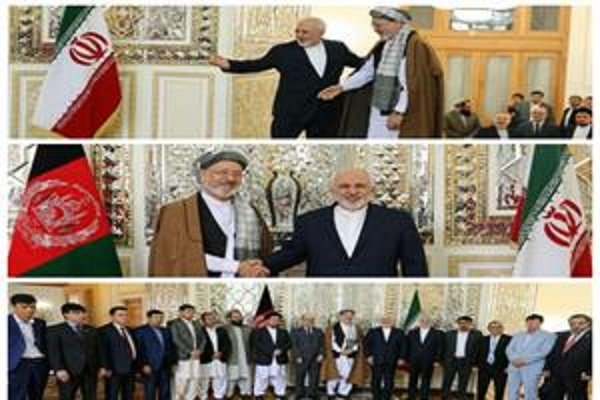 Iran FM meets with head of Afghan High Peace Council