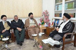 رئیس سازمان عقیدتی ناجا با نماینده ولی‌فقیه در لرستان دیدار کرد