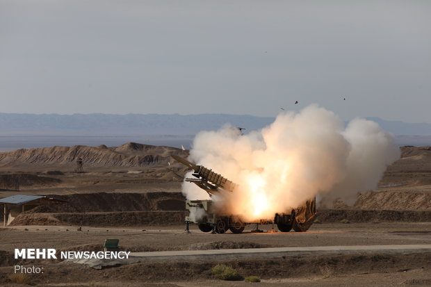 Shalamcheh missiles launched at military drills