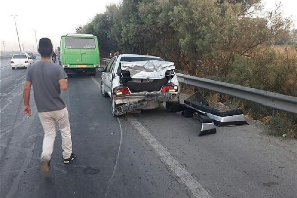 تصادف زنجیره ای در جاده های قزوین رخ نداده است