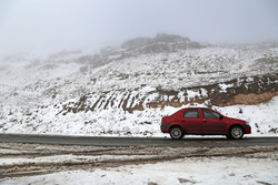 الثلج يكتسح محافظة كلستان (شمالي ايران)
