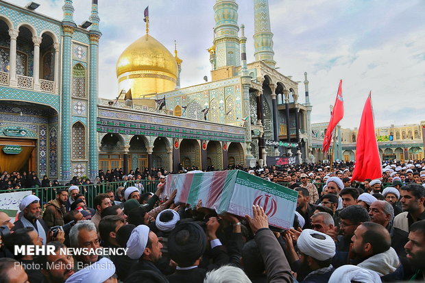 تشییع  پیکر حجت السلام محمد حسن دهقانی