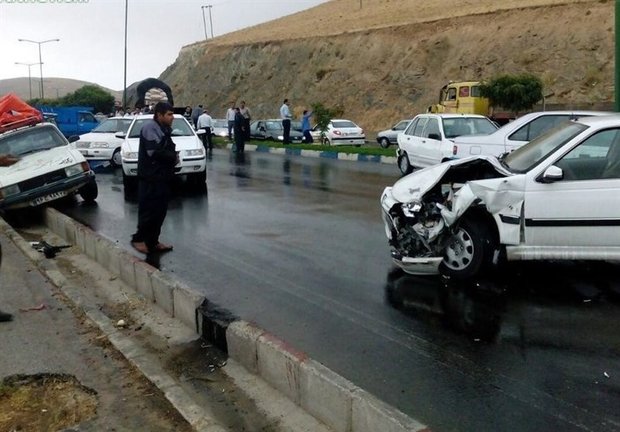 وقوع دو تصادف در محور چالوس/۷ نفر مصدوم شدند