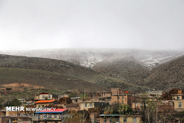 بارش برف در سائین