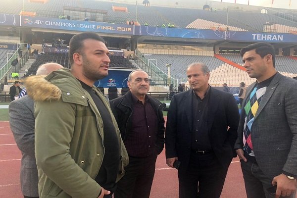 بازدید مدیرعامل پرسپولیس و رئیس فدراسیون فوتبال از ورزشگاه آزادی - خبرگزاری مهر | اخبار ایران و جهان