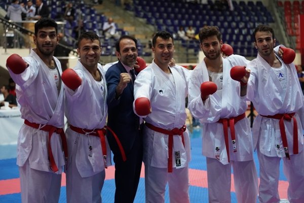 Iran claims title of team kumite at World Karate C’ships