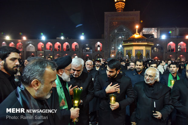 مراسم شام غریبان شهادت امام رضا(ع) در مشهد