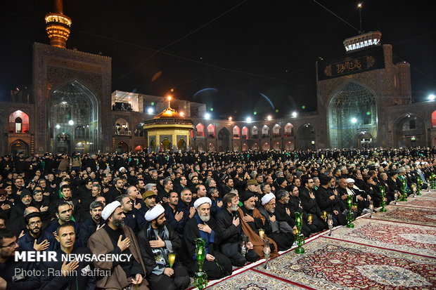 مراسم شام غریبان شهادت امام رضا(ع) در مشهد