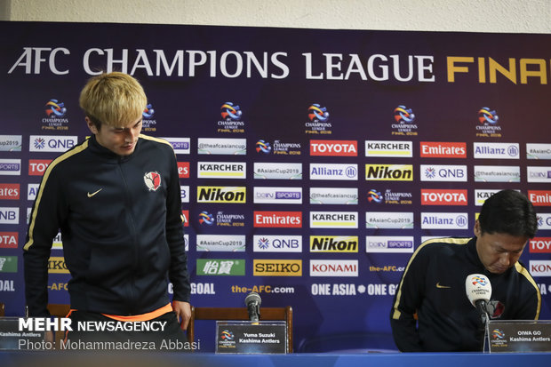 Presser of Japanese Kashima Antlers FC head coach before final match 