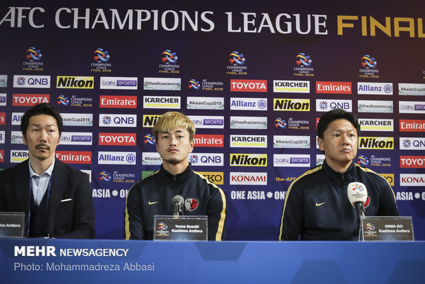 Presser of Japanese Kashima Antlers FC head coach before final match 