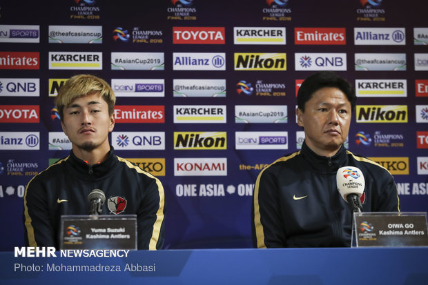 Presser of Japanese Kashima Antlers FC head coach before final match 