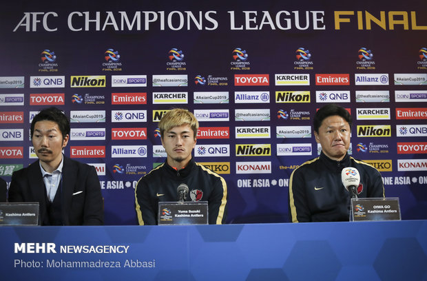 Presser of Japanese Kashima Antlers FC head coach before final match 