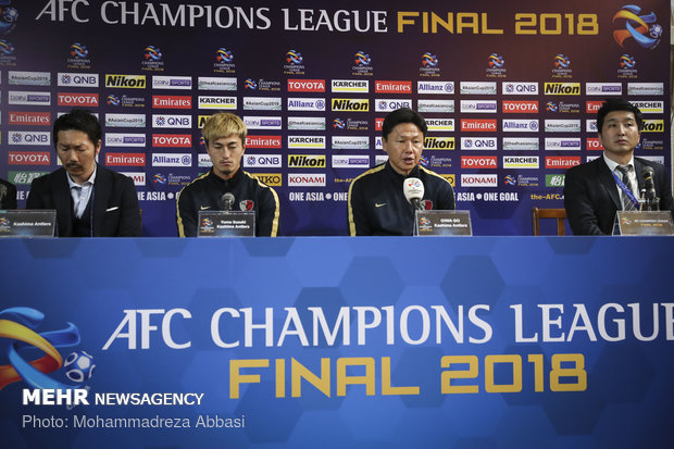 Presser of Japanese Kashima Antlers FC head coach before final match 