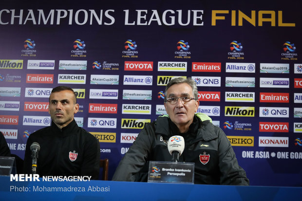 Perspolis FC holds presser, training before final match