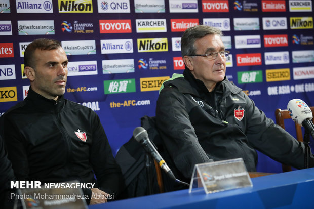 Perspolis FC holds presser, training before final match