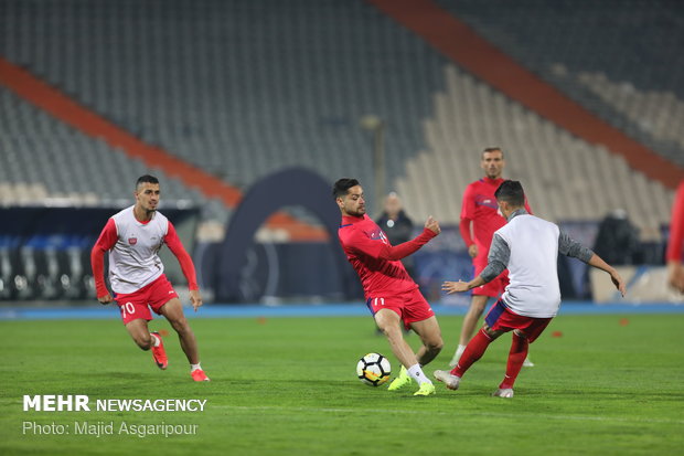 Perspolis FC holds presser, training before final match