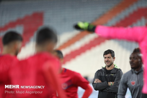 Perspolis FC holds presser, training before final match