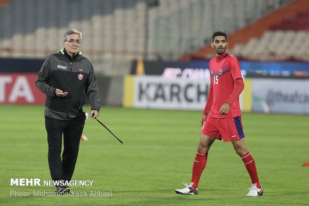 Perspolis FC holds presser, training before final match