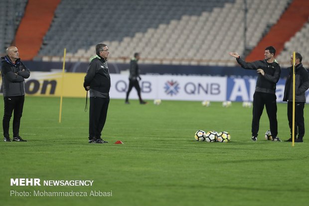 Perspolis FC holds presser, training before final match