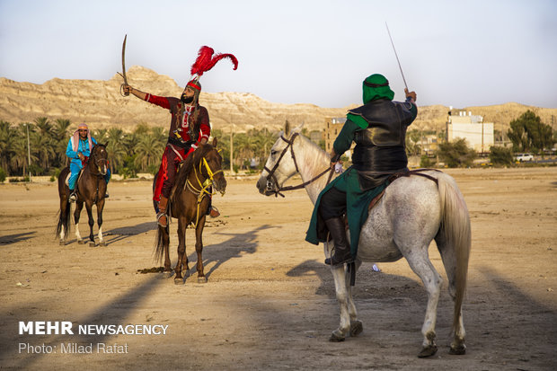 دومین سوگواره تعزیه کشوری در شهرستان جم