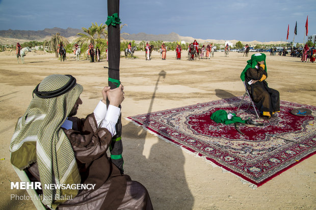 دومین سوگواره تعزیه کشوری در شهرستان جم