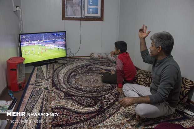 Deprem bölgelerinde futbol heyecanı