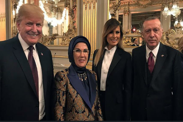 پیرس میں صدر اردوغان کی صدر ٹرمپ سے ملاقات پیرس میں صدر اردوغان کی صدر ٹرمپ سے ملاقات