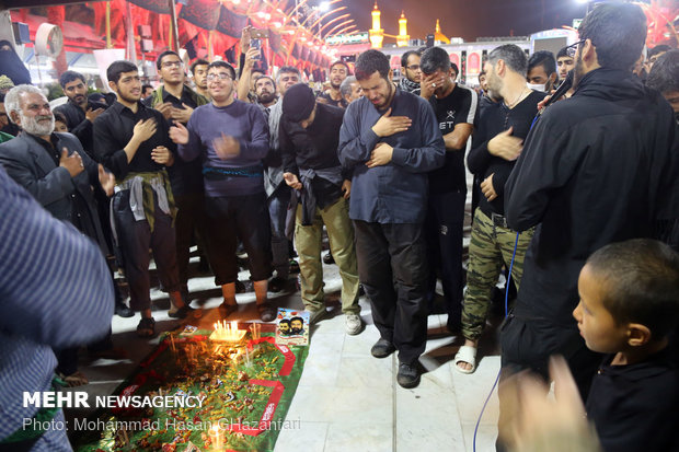 سومین سالگرد شهید مدافع حرم سید سجاد حسینی در بین الحرمین