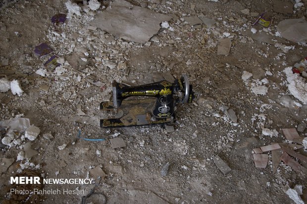 چرخ خیاطی خواهر پروین تنها یادگاری که از خواهرش شرمین به جا مانده است