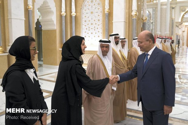 سفر رئیس جمهوری عراق به امارات‎