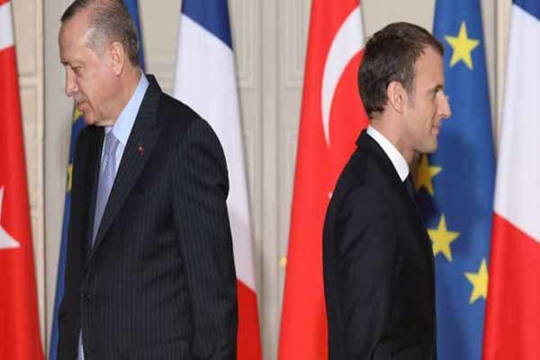 Macron'dan Erdoğan'ın sözlerine yanıt!