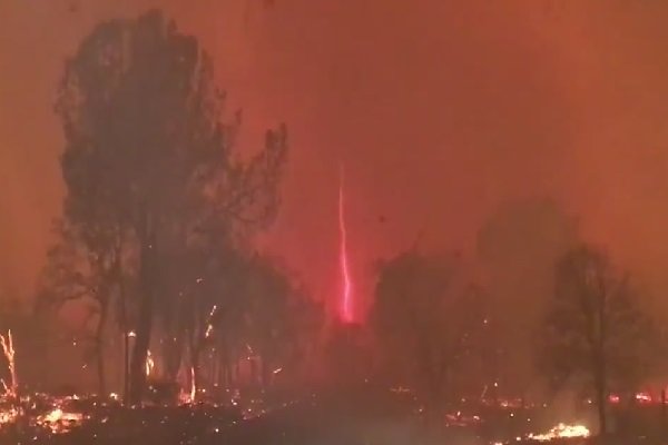 VIDEO: Astonishing ‘fire devil’ in California wildfire