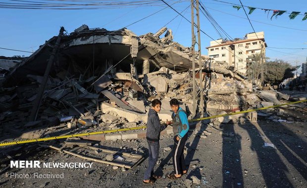 خسارات حملات صهیونیست ها به غزه