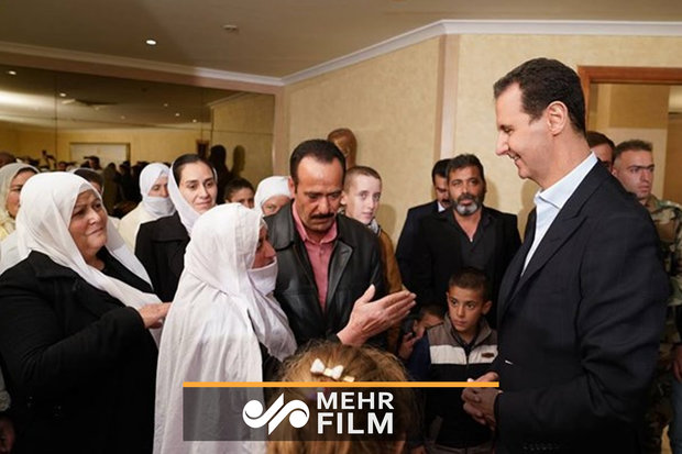فلم / شام میں آزاد ہونے والے قیدیوں کی بشار اسد سے ملاقات