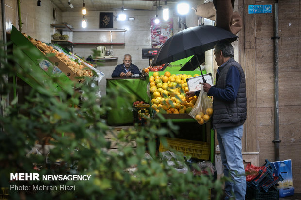 طراوت باران در تهران