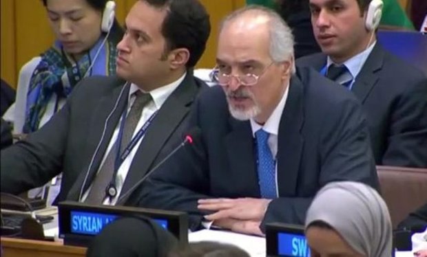 Al-Jaafari calls on UN to vote against Saudi draft resolution on Syria