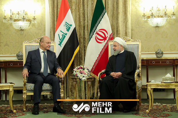 روحاني: سنعمل على رفع حجم التبادل التجاري بين طهران وبغداد إلى 20 مليار دولار