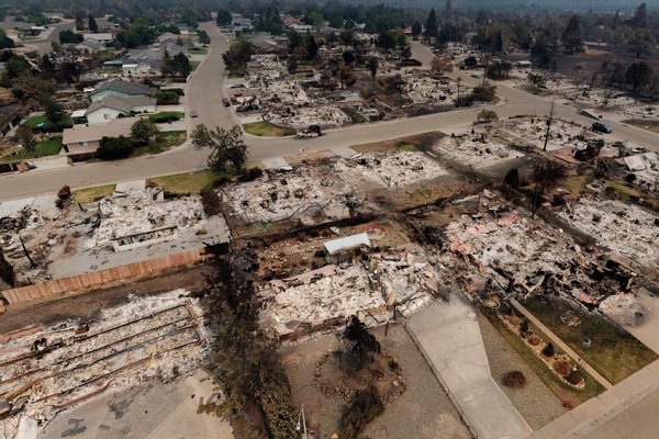 VIDEO: Aerial footage reveals aftermath of California's deadliest wildfire 