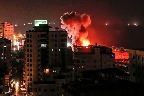 Israeli regime launches lengthy attack on Gaza Strip